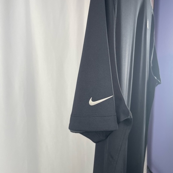 Nike Golf Tour Performance Dri-fit Short‎ Sleeve Polo Shirt in Black Size Large - Picture 6 of 6